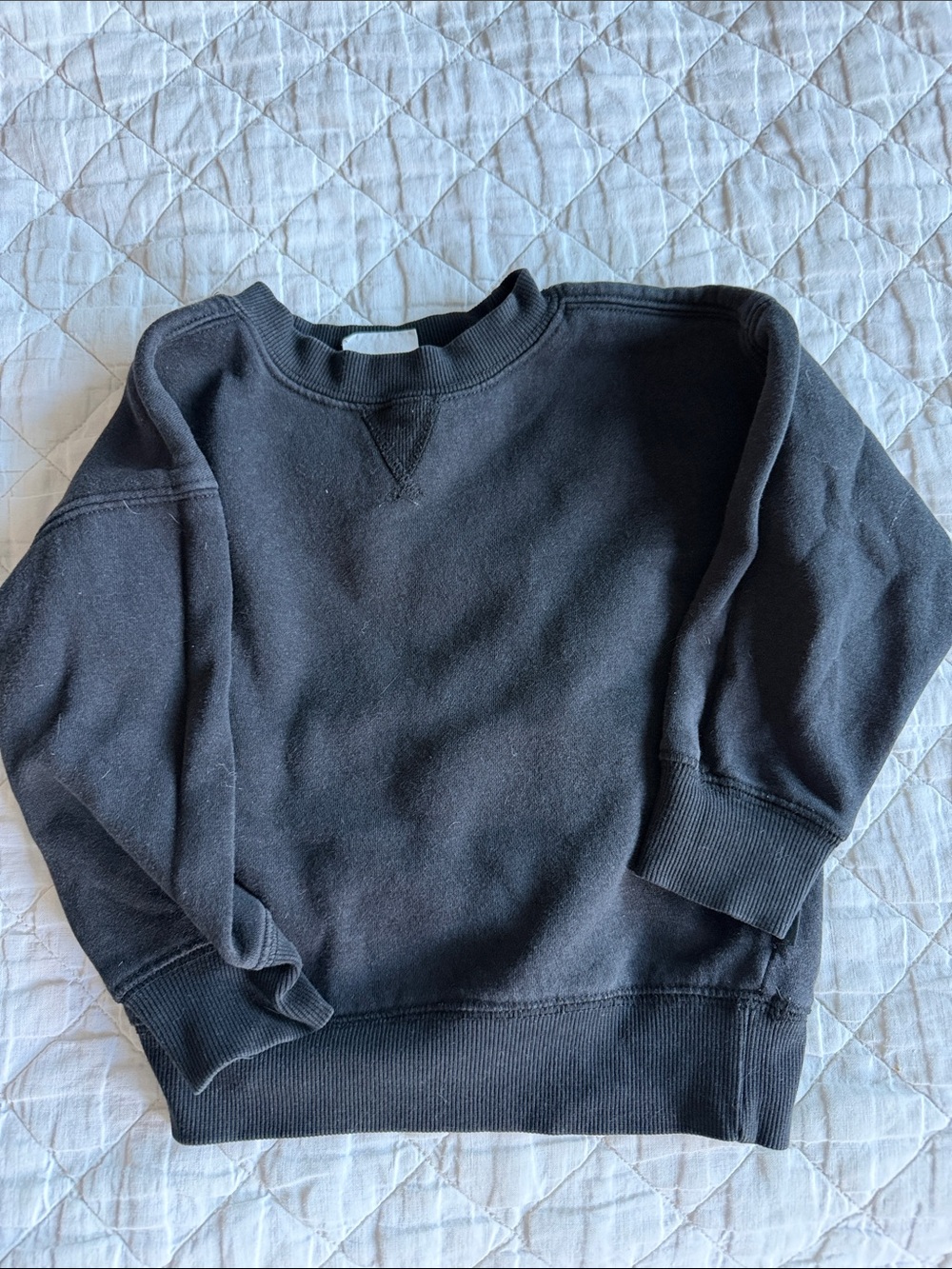 Cotton On Classic Black Crewneck Sweatshirt - Size 3
